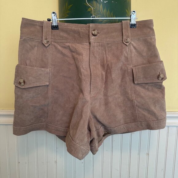 Blanknyc Tan Corduroy Cargo Shorts With Button Pockets Size 31 / 12 - Picture 1 of 6